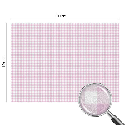 Patterned window film Pastel check