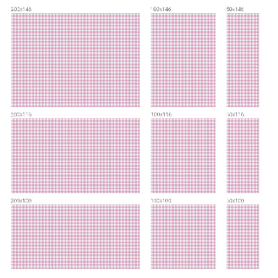 Patterned window film Pastel check