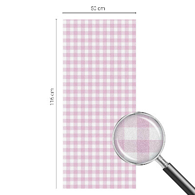 Patterned window film Pastel check