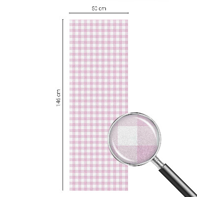 Patterned window film Pastel check