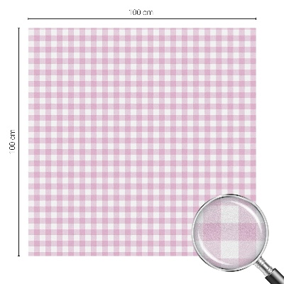 Patterned window film Pastel check