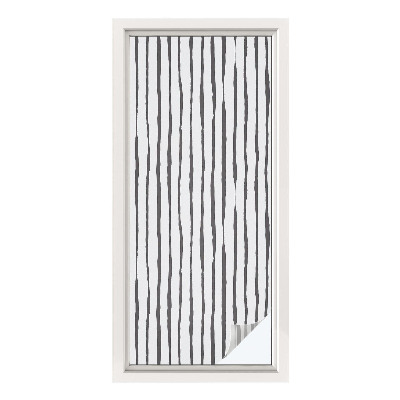 Frosted glass film stained glass effect Vertical stripes