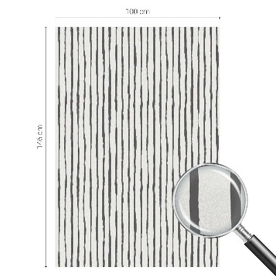 Frosted glass film stained glass effect Vertical stripes