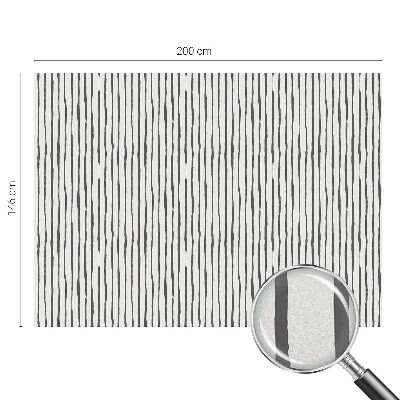 Frosted glass film stained glass effect Vertical stripes