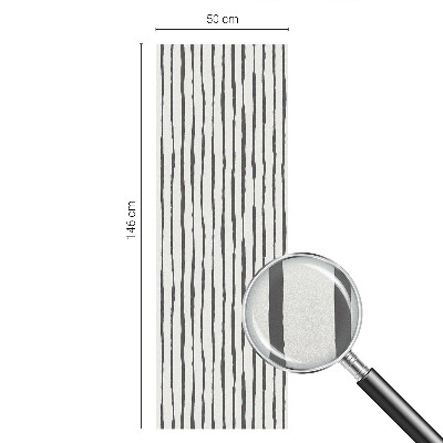 Frosted glass film stained glass effect Vertical stripes