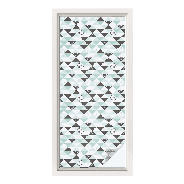 Privacy window film Triangular patterns