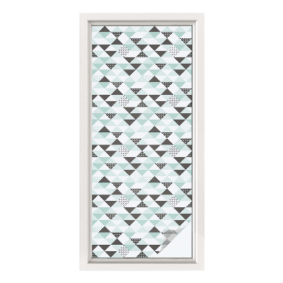 Privacy window film Triangular patterns