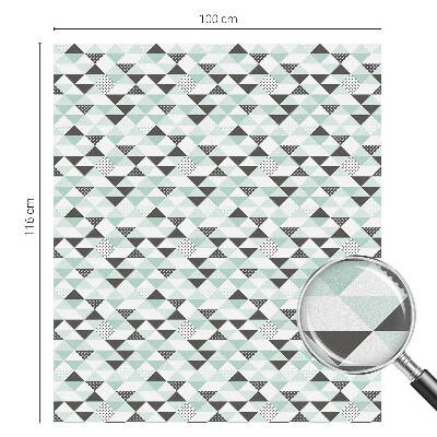 Privacy window film Triangular patterns