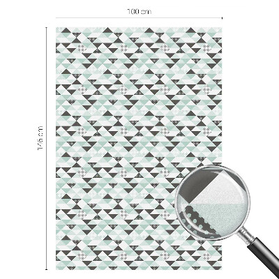 Privacy window film Triangular patterns