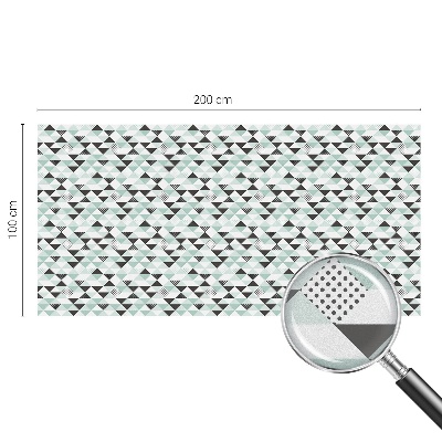 Privacy window film Triangular patterns