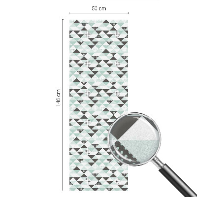 Privacy window film Triangular patterns