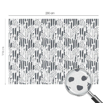 Colored window film stained glass Stripes and dots