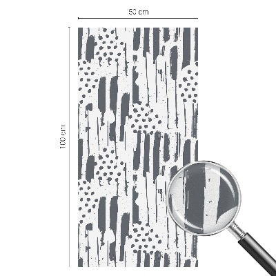 Colored window film stained glass Stripes and dots