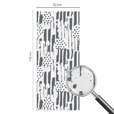 Colored window film stained glass Stripes and dots