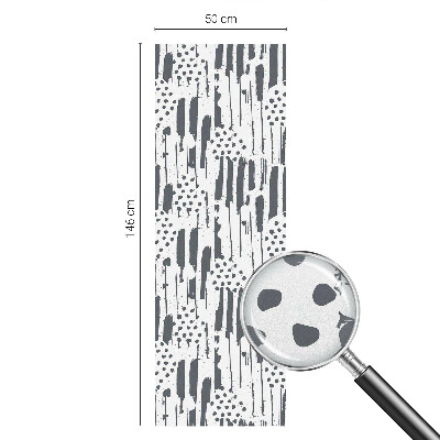 Colored window film stained glass Stripes and dots