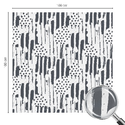 Colored window film stained glass Stripes and dots