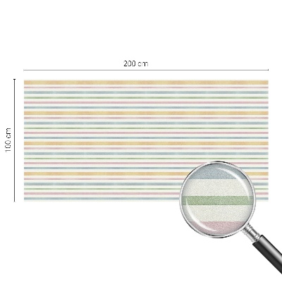 Patterned window film Pastel stripes