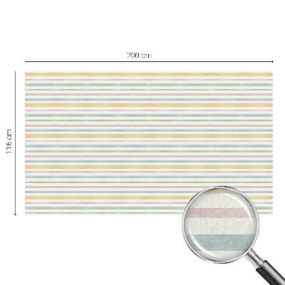 Patterned window film Pastel stripes