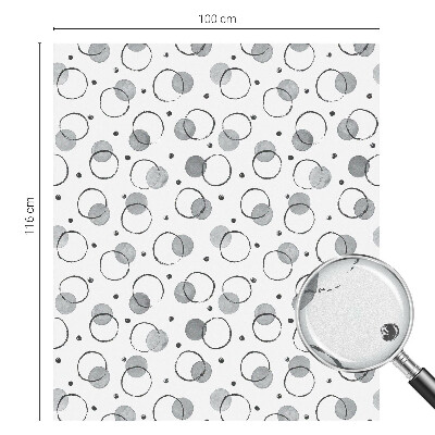 Opaque window film stained glass style Gray wheels