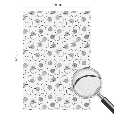 Opaque window film stained glass style Gray wheels