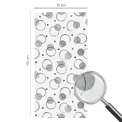 Opaque window film stained glass style Gray wheels