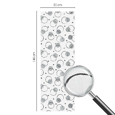 Opaque window film stained glass style Gray wheels