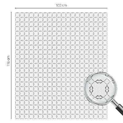 Privacy window film Geometric lines