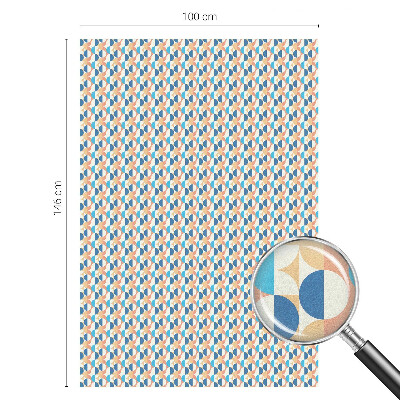 Colored window film stained glass Geometric symmetry