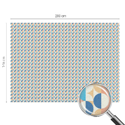 Colored window film stained glass Geometric symmetry