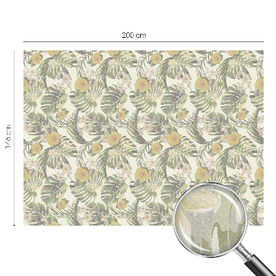 Frosted glass film stained glass effect Tropical theme