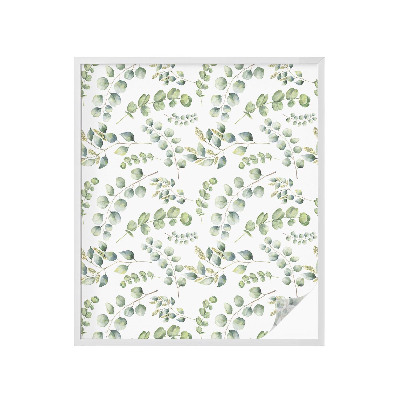 Patterned window film Botanical leaves