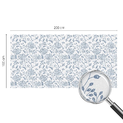 Privacy window film Plant motif