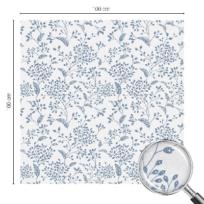 Privacy window film Plant motif