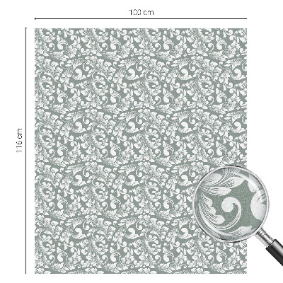 Colored window film stained glass Leafy elegance