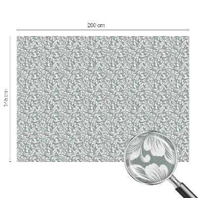 Colored window film stained glass Leafy elegance