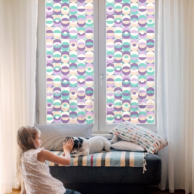 Patterned window film Colorful patterns