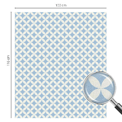 Frosted glass film stained glass effect Geometric elegance