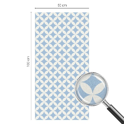 Frosted glass film stained glass effect Geometric elegance