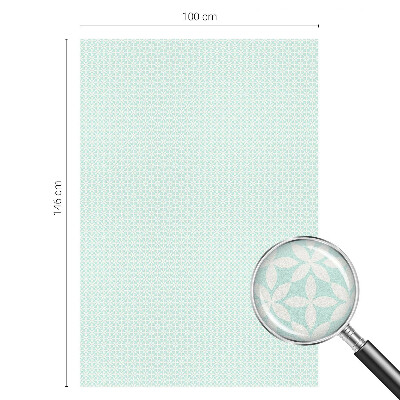 Privacy window film Floral symmetry