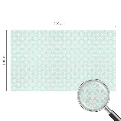 Privacy window film Floral symmetry