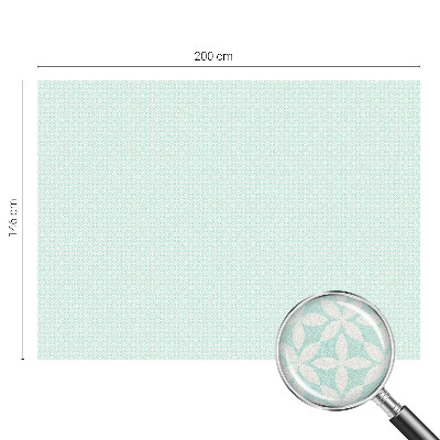 Privacy window film Floral symmetry