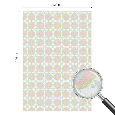 Frosted glass film stained glass effect Pastel ornament