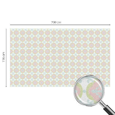 Frosted glass film stained glass effect Pastel ornament