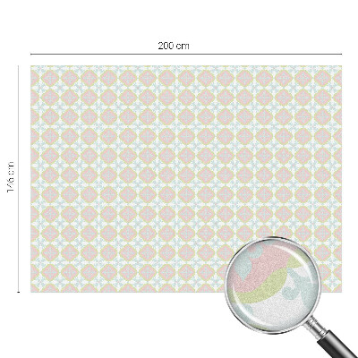 Frosted glass film stained glass effect Pastel ornament