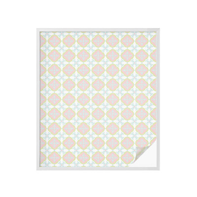 Frosted glass film stained glass effect Pastel ornament