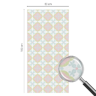 Frosted glass film stained glass effect Pastel ornament