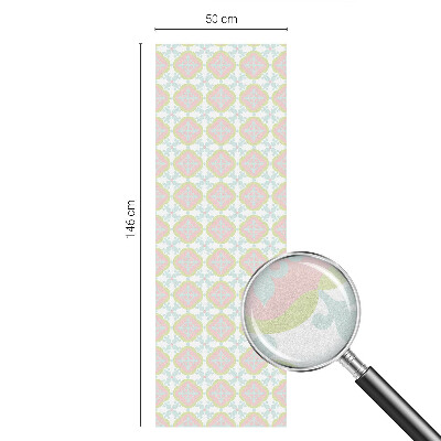 Frosted glass film stained glass effect Pastel ornament