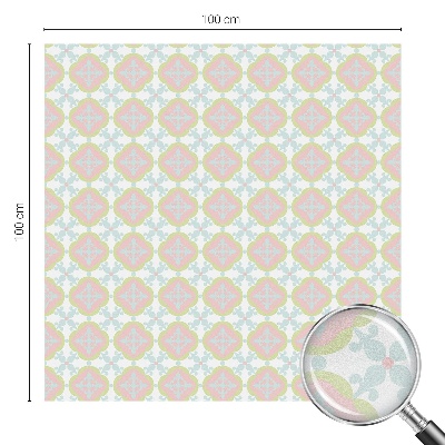 Frosted glass film stained glass effect Pastel ornament