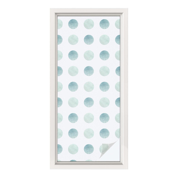 Patterned window film Delicate circles