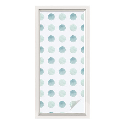 Patterned window film Delicate circles